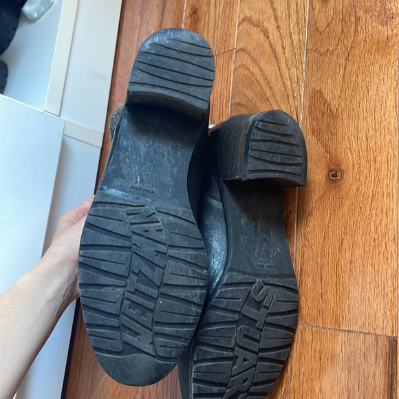 Stuart Weitzman Tweed and leather boots - Picture 4 of 4